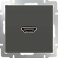 Розетка HDMI (серо-коричневый) WL07-60-11